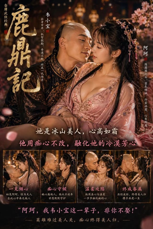 韦小宝七个老婆系列鹿鼎记海报