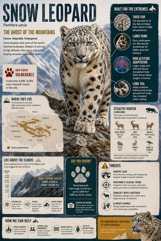 Endangered Animal Infographic