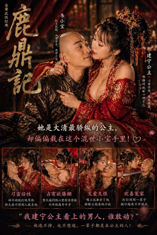 韦小宝七个老婆系列鹿鼎记海报