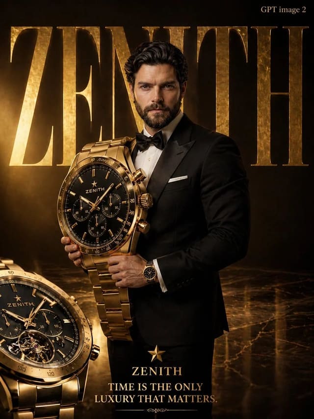 Luxury ZENITH Watch Campaign with GPT Image 2