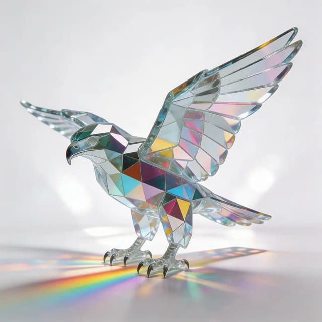 Seedream 5.0 Lite vs GPT on a dichroic glass apex predator prompt