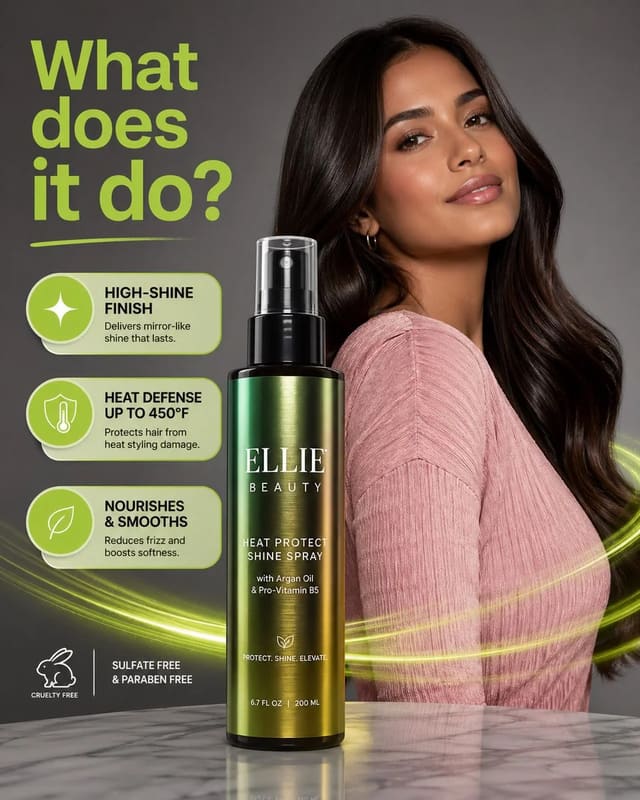 High-End Ellie Beauty Product Photography Ad