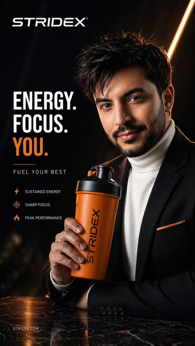 Ultra-luxury commercial product advertisement poster