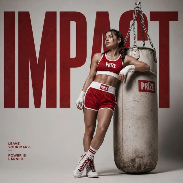 High-Fashion Boxing Editorial Campaign