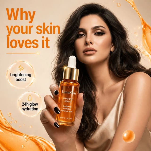 Luxury Vitamin C Serum Commercial Ad