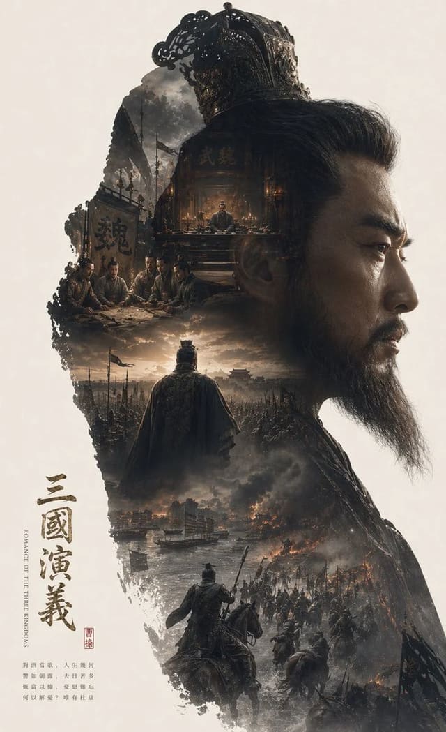 GPT-Image-2 生成《红楼梦》电影风格收藏版史诗海报