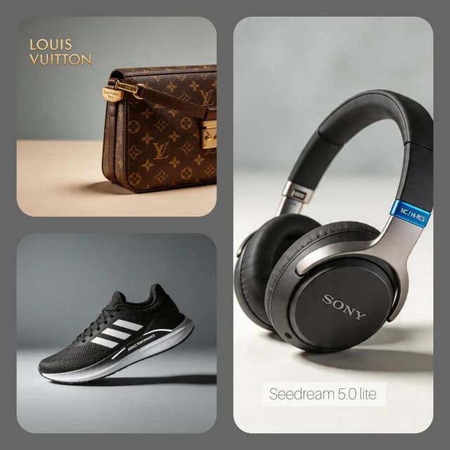 Luxury branded product photography prompt template