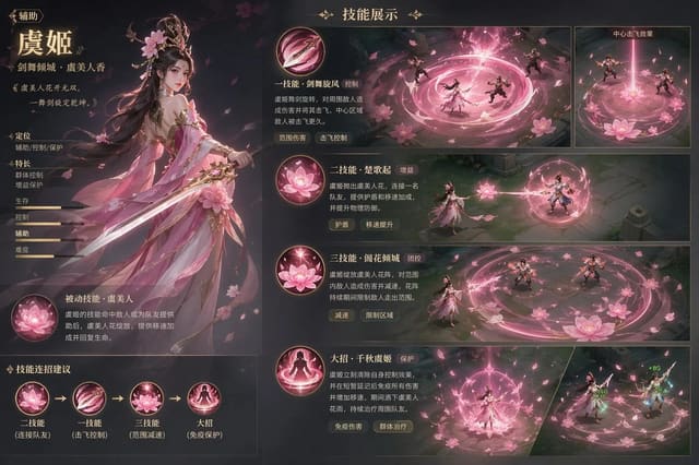 虞姬游戏辅助设定