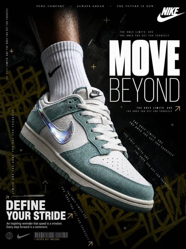 GPT Image 2 4K Nike Sneaker Advertisement