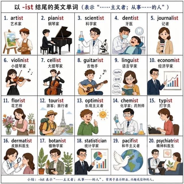 GPT-Image-2 英语单词学习场景示例