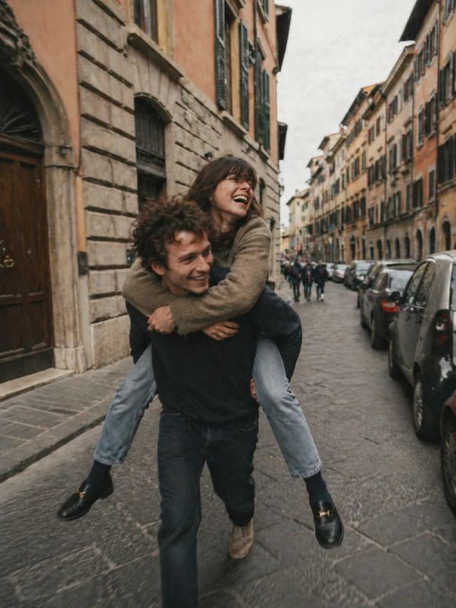 Happiness sometimes looks like running with no destination.