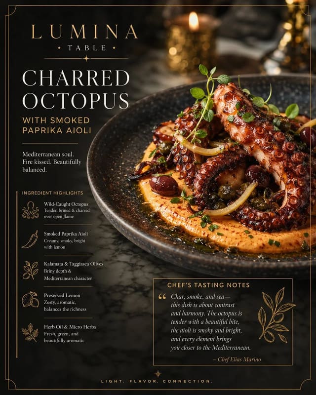 Luxury Menu Poster with GPT Image 2.0