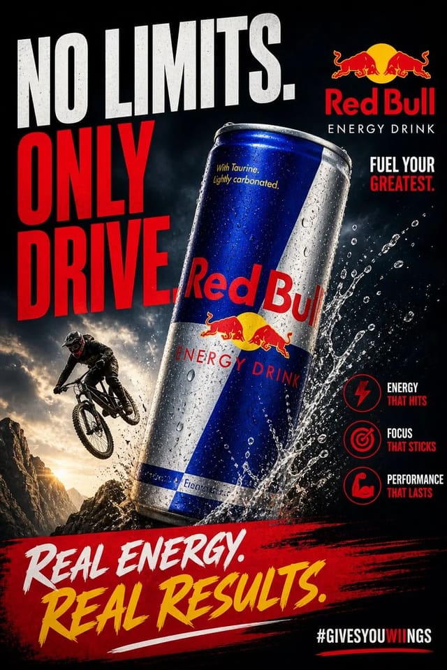 GPT Image 2 Energy Drink Sports Campaign Poster
