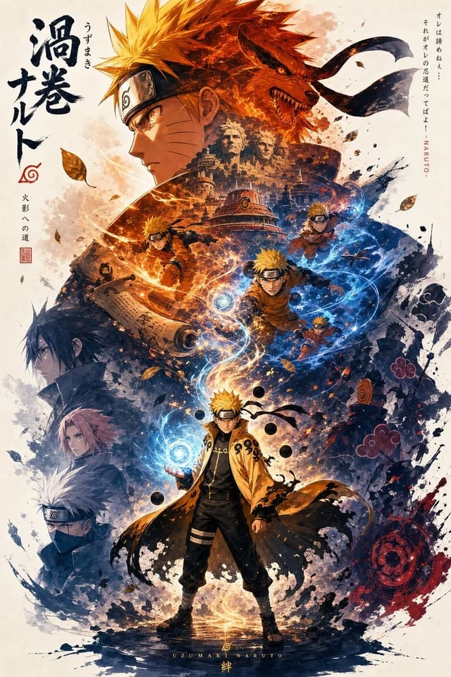 Naruto Shinobi Propaganda Poster