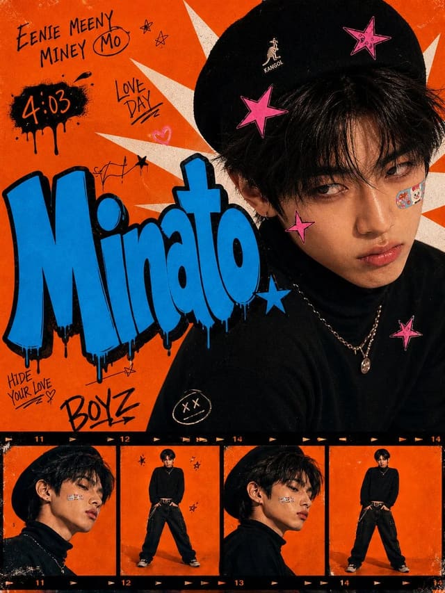 Y2K Pop-Street Editorial Collage with Graffiti Typography