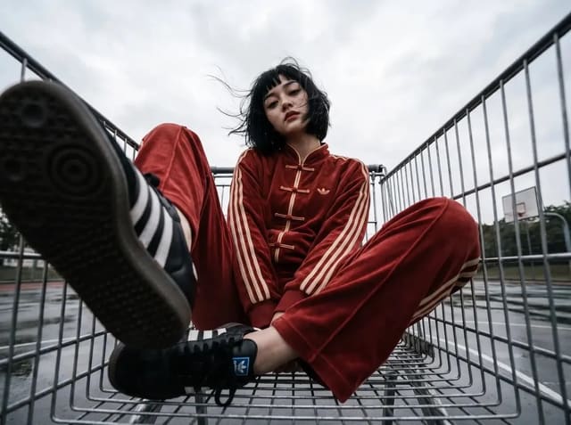 POV Fashion Editorial from Inside a Shopping Trolley