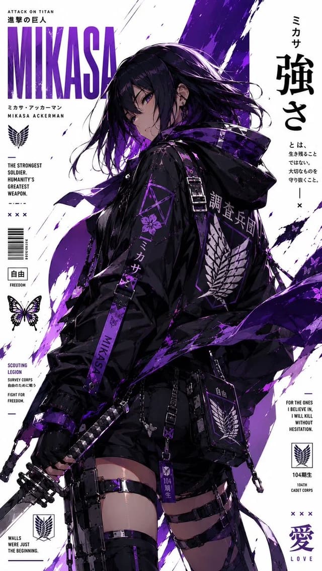 GPT Image 2 Anime Techwear Character Poster Prompt