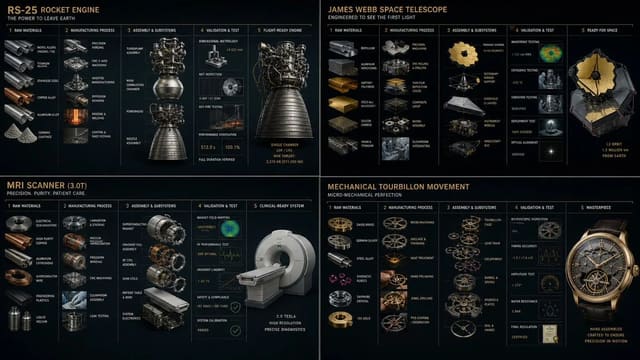 GPT Image 2 prompt for manufacturing epics of complex machines
