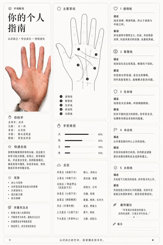 GPT Image-2 手掌阅读演示