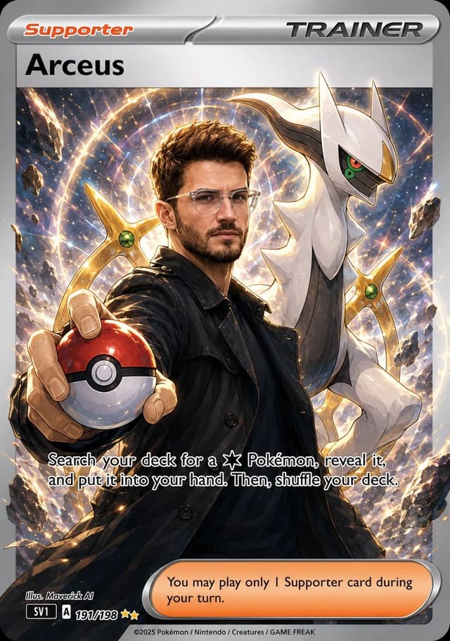 Anime Pokémon TCG Trainer Card Prompt for GPT Image 2