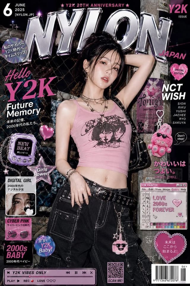 GPT Image 2 Y2K Korean Fashion Editorial Prompt