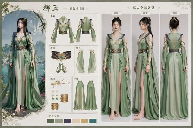 用 GPT-Image-2 拆解角色服装并生成穿搭效果