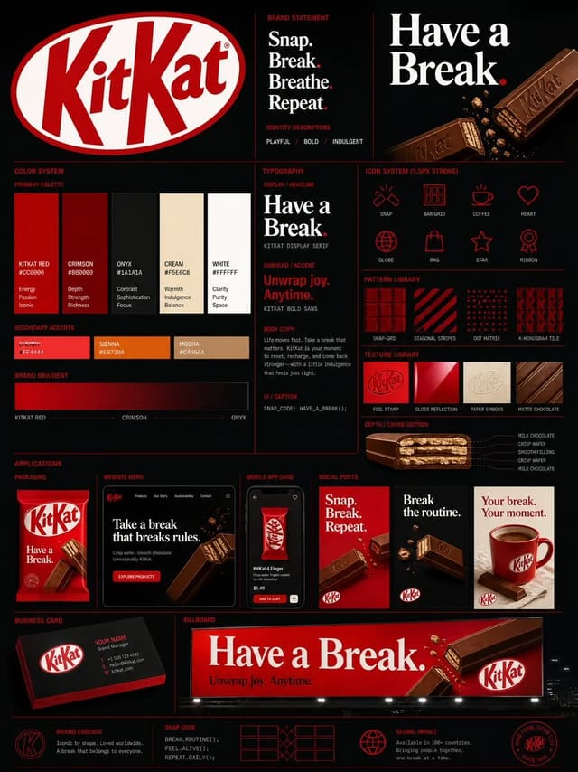Premium Brand Identity System Poster