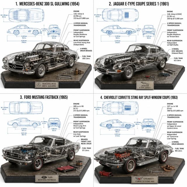 Classic Car Anatomy Renders with GPT Image 2
