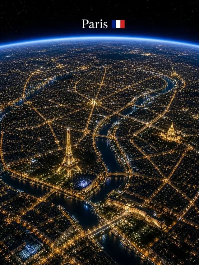 GPT-Image-2 prompt for cinematic city-at-night view from space