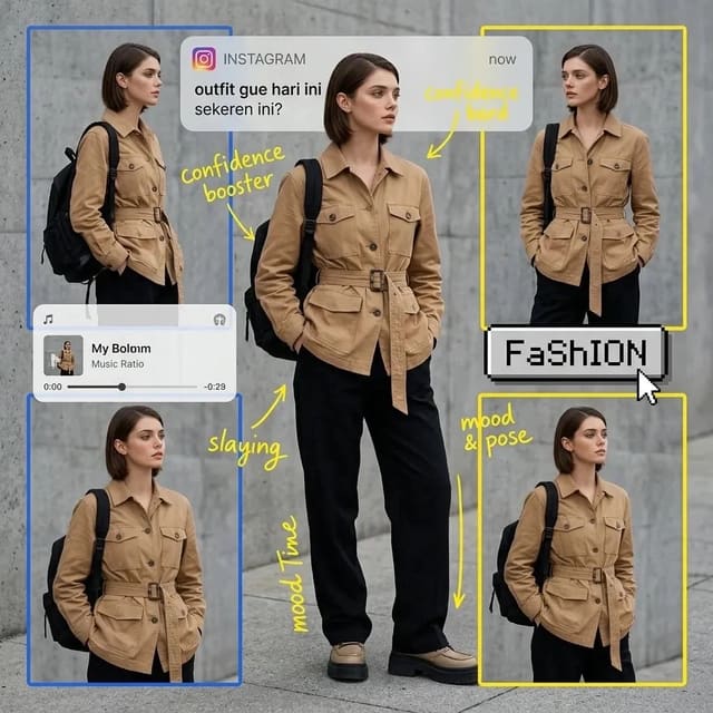 GPT-Image-2 minimalist fashion editorial collage prompt