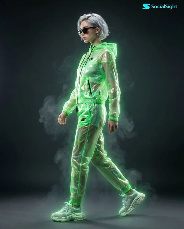GPT-Image-2 futuristic holographic fashion editorial