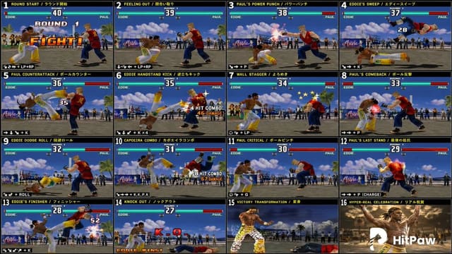 Tekken 3 PS1-Style Eddie vs Paul Fight with Photorealistic Transformation