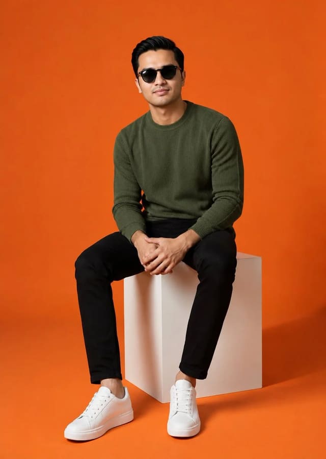 GPT Image 2 fashion editorial studio portrait