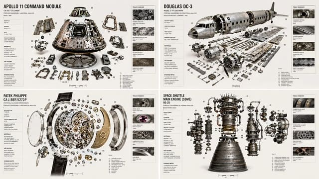 GPT Image 2 forensic luxury disassembly poster prompt