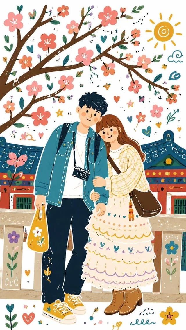 Decorative Folk Flat Illustration Style Transfer