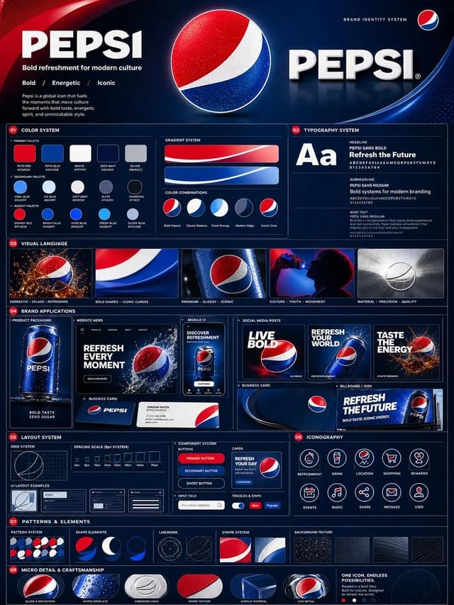 Premium Brand Identity System Poster from Uploaded Logo