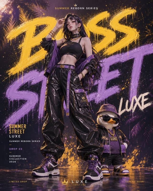 Summer Street 夏日潮牌角色海报系列