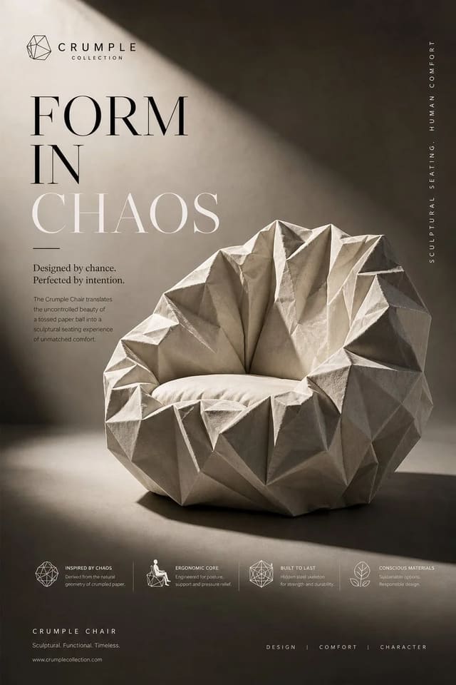 Toss Crumple Concept Sofa