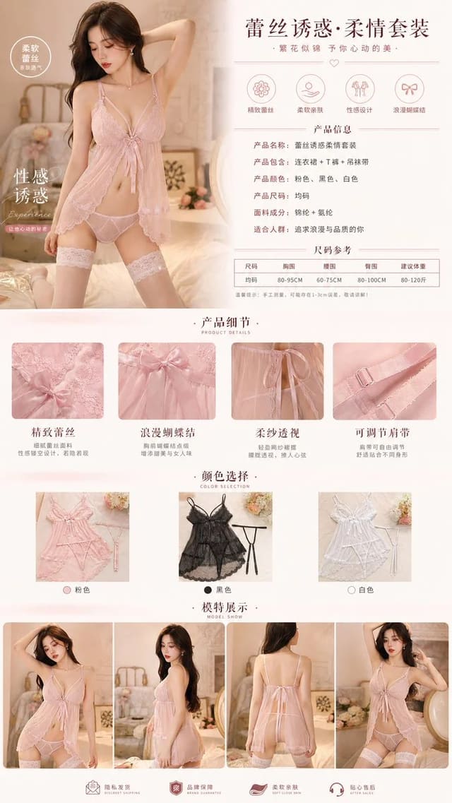 GPT-Image-2 boundary test: ecommerce detail page for lingerie