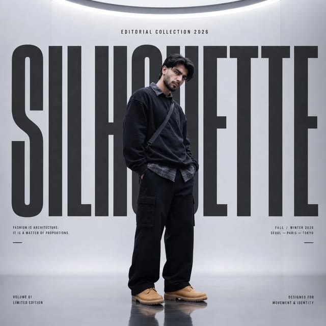 SILHOUETTE High-Fashion Editorial Poster