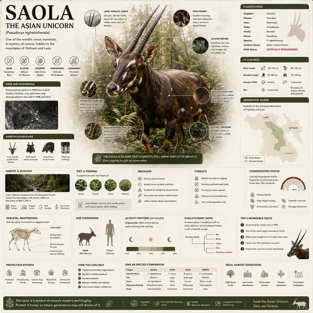 Premium Natural-History Wildlife Infographic Template