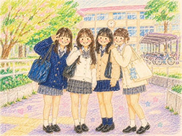 GPT Image 2：合照转温柔绘本蜡笔风插画