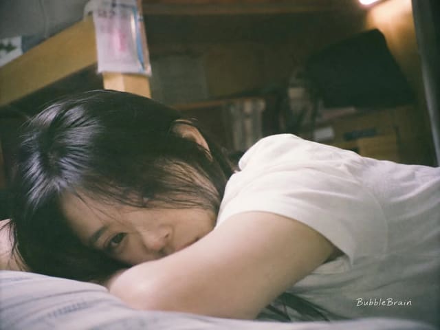 Photorealistic Japanese Negative Film Portrait Memory Scene