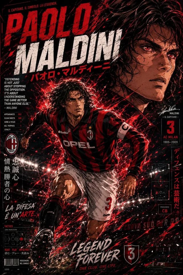Anime Football Legend Poster