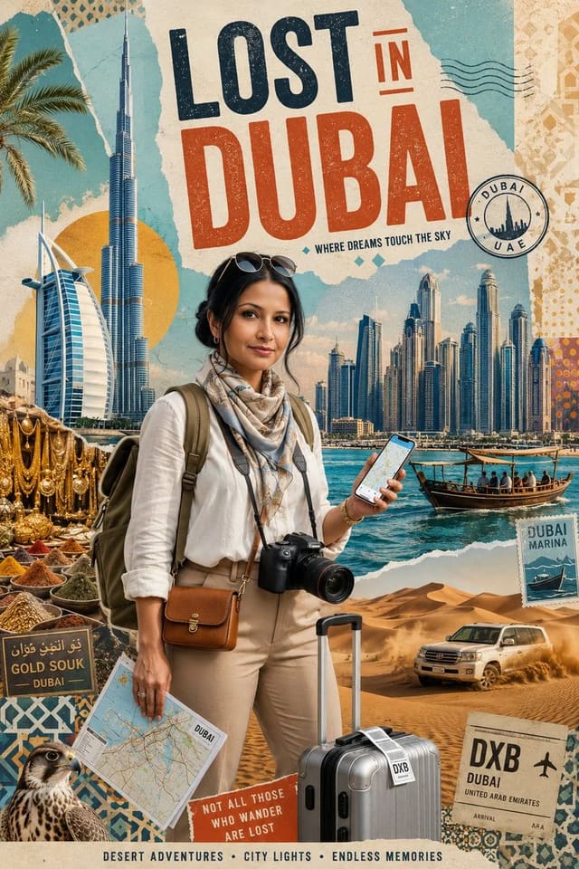 GPT Image 2 Dubai Travel Poster Prompt