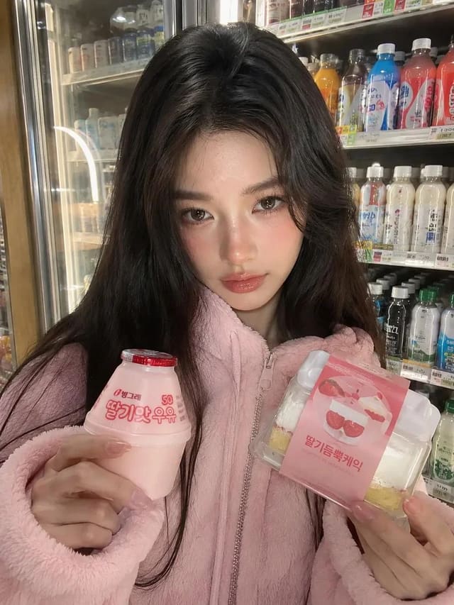 Cozy Korean Convenience Store Portrait