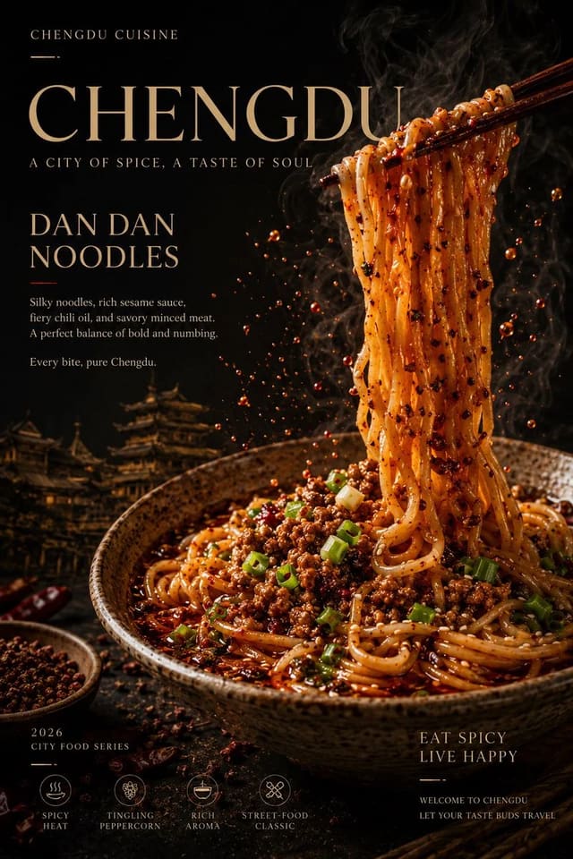 GPT-Image-2 Chengdu Cuisine Cinematic Food Poster Prompt
