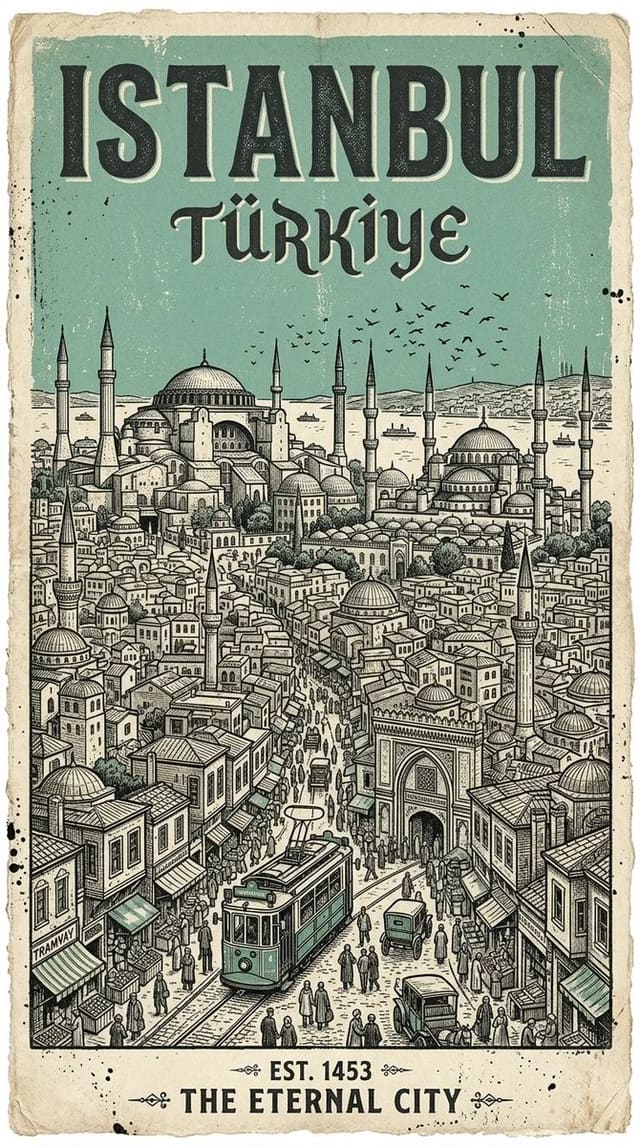 GPT Image 2 retro archival city travel poster prompt