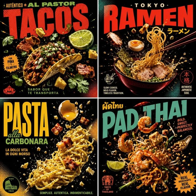 Pop-Art Omakase Food Poster Prompt for GPT Image 2