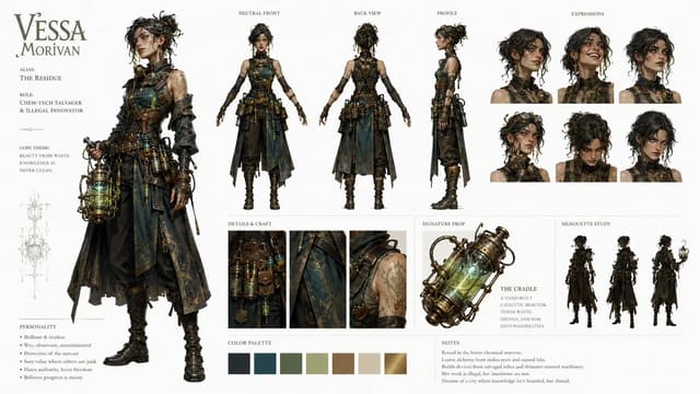 GPT Image 2 Original Character Identity Board Prompt